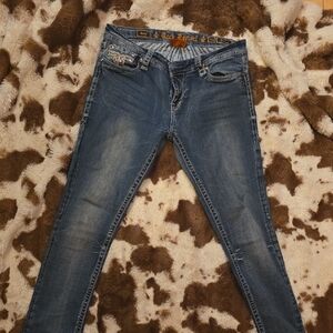 Rock Revival Dark Blue Skinny Jeans